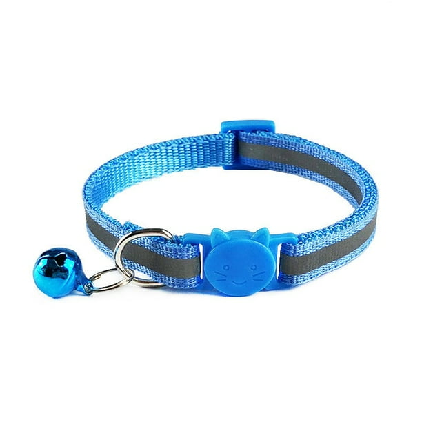 Breakaway Cat Collar With Bell Reflective Ideal Size Pet Collars For