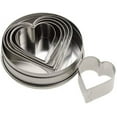 thumbnail image 2 of Ateco Heart Pastry Cutter Set - Stainless steel, 2 of 3
