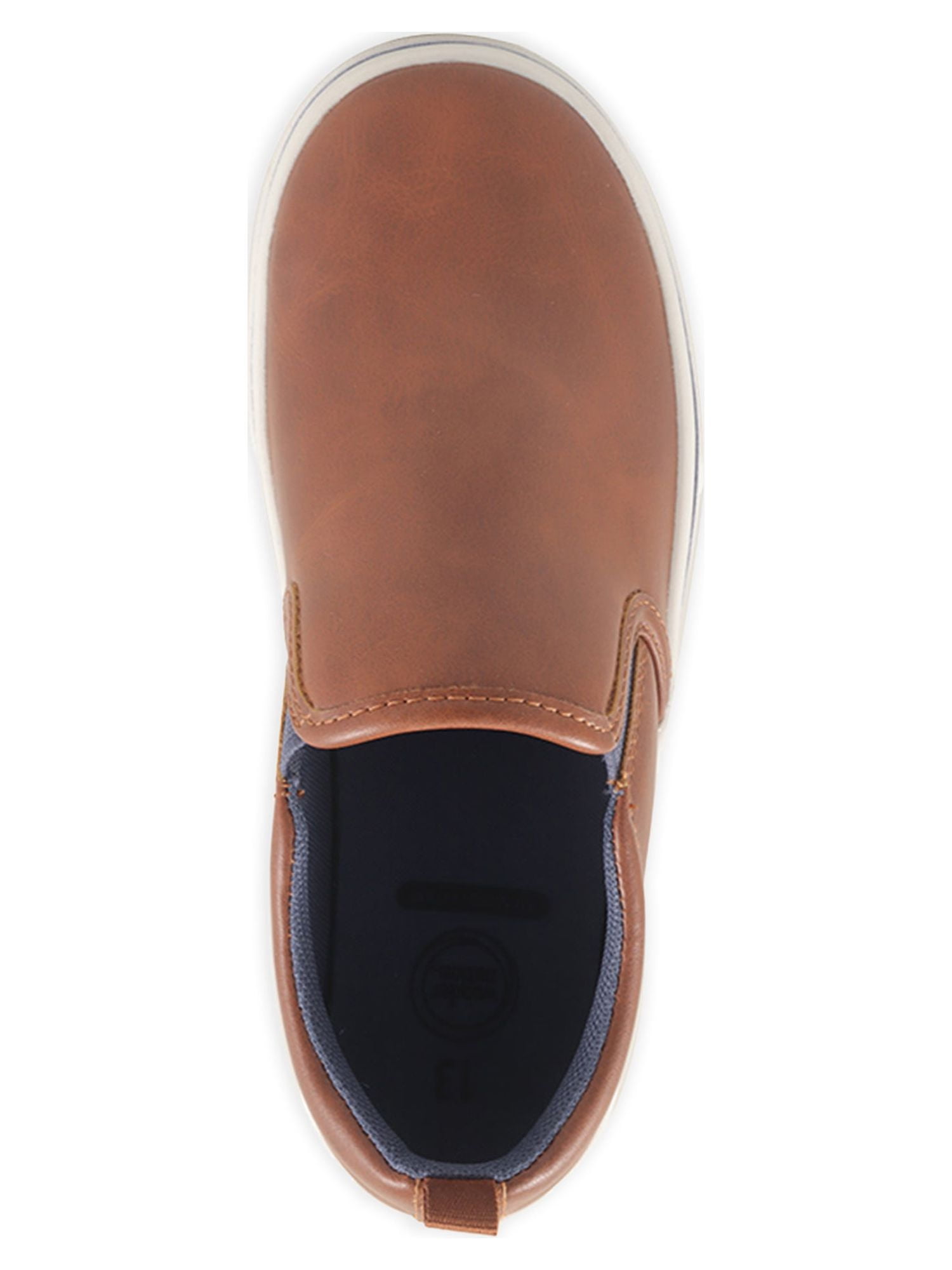Wonder Nation Big Boys Faux Leather Slip-On
