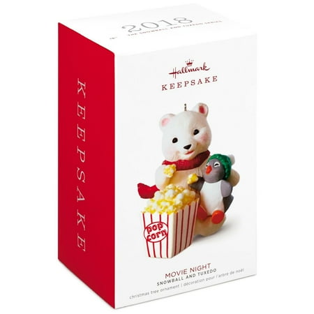 - Hallmark Keepsake 2018 Snowball and Tuxedo Movie Night Ornament