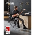 thumbnail image 2 of Taburetes de bar VASAGLE EKHO Collection, juego de 2 unidades, color negro, 2 of 8
