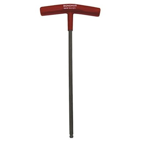 UPC: 0037231531683 | bondhus 53168 tagged and barcoded 6mm ball end tip graduated length t-handle with proguard finish 266mm