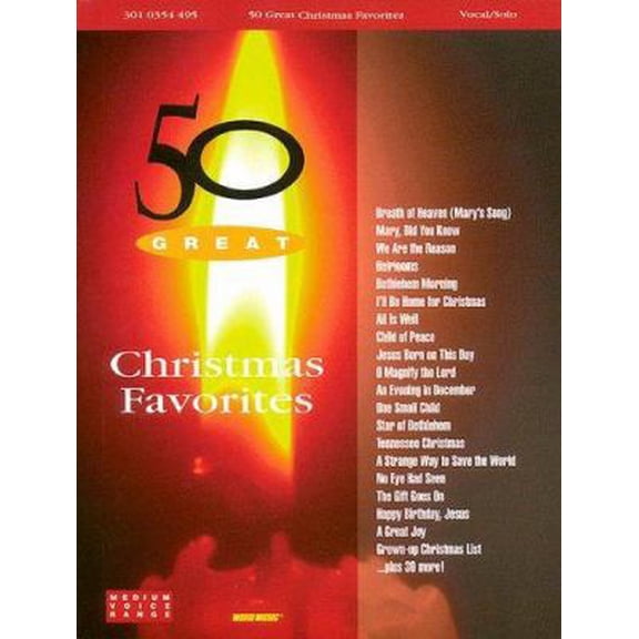 Pre-Owned 50 Great Christmas Favorites (Paperback) 0634038990 9780634038990