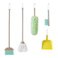 thumbnail image 3 of Teamson Kids Little Helper Cleaning Play Set With 6 Accessories Green, 3 of 7