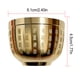 thumbnail image 5 of Moyic Cuenco del tesoro Feng Shui de estilo único dorado, materiales de cobre exquisitos, cuenco de cien bendiciones Cocina y Comedor oro 4.5 CM, 5 of 6