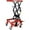 Red, variant on 300 Lbs Motorcycle Scissor Jack Lift Foot Step with 4 Wheels, Jack Stand Portable Lift Table