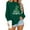 #727-Green, variant on Craaazy Christmas Fashion Long Sleeve Round Neck Shirts for Women Christmas Printing Loose Blouse Capless Gifts Sweatshirts Top