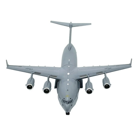 GUYUTING C-17 Globemaster III Aircraft Model 1:200 Alloy Plastic 27X26CM US Air Force for Desk Showcase Military Aircraft Collection Holiday