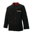 thumbnail image 4 of LOVIVER Men Women Chef Jacket, Long Sleeve Cooker Work Wear Restaurant Kitchen Coat Tops L, 4 of 8