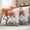 Orange Teal, variant on Orange Tree Fall Outdoor Waterproof Pillow Covers, Vintage Teal Truck Thanksgiving Pumpkin Decorative Square Throw Pillowcase Sofa Cushion Sham for Patio/Couch/Chair, 24"x24" 2 Pack