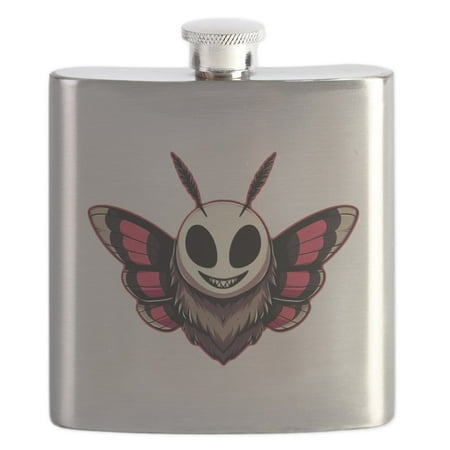 

CafePress - Evil Moth - Stainless Steel Flask 6oz Drinking Flask
