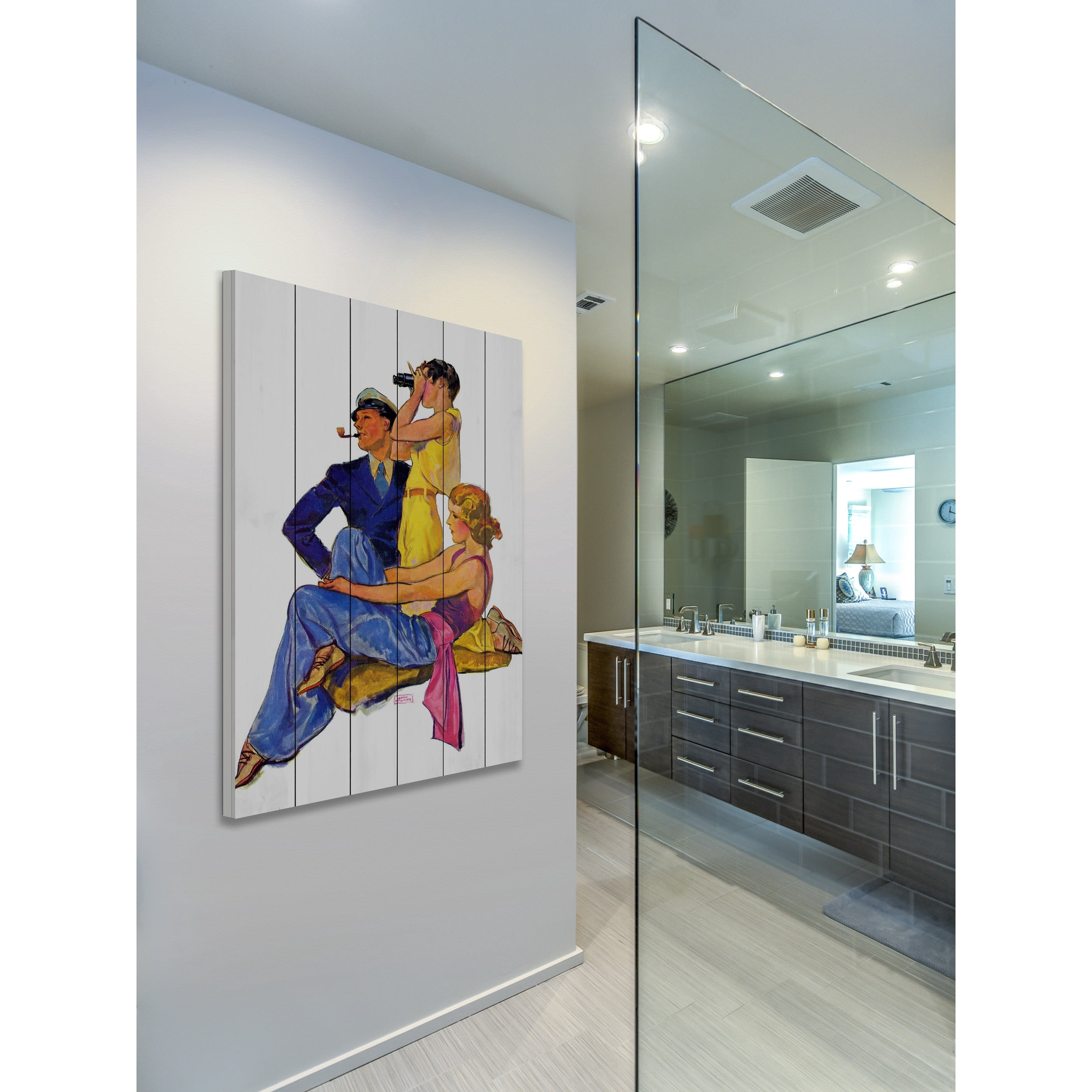 Marmont Hill "The Good Life" Painting Print on White Wood