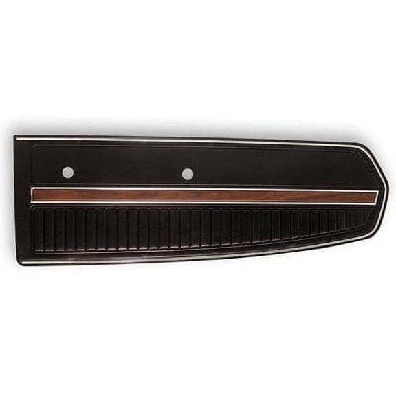 Scott Drake C8ZZ65239423BKD Deluxe Door Panels Black