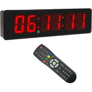 Btbsign Wall Clock LED Countdown Timer for Time Escape School Speech 2 inch 6 Digits
