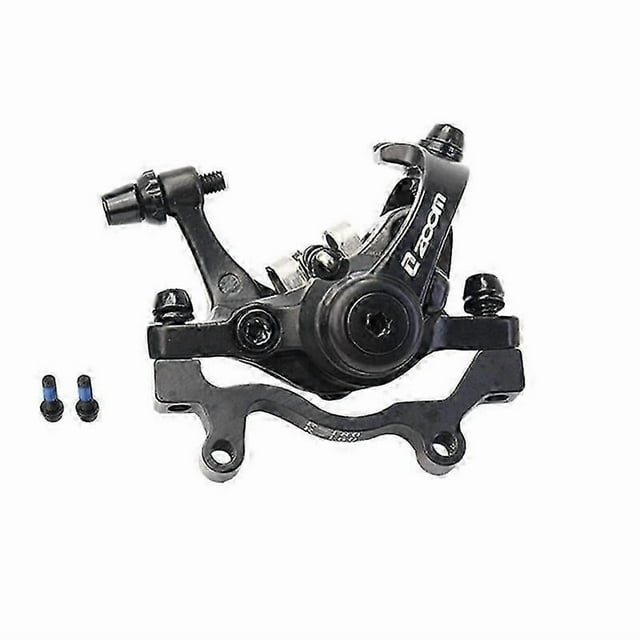 Zoom Bicycle Disc Brake Mountain Road Mechanical Caliper Disc Brake Bicycle Dual Brake, Black Rear