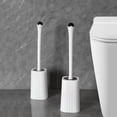 thumbnail image 1 of Toilet Brush With Hard Bristles Bathroom Cleaning Bowl Brush Kit Modern And Compact Toilet Cleaner Brush Long Handle Bristles For Bathroom, 1 of 7