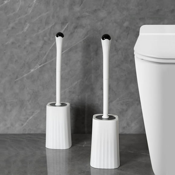 Boovnll Toilet Brush with Hard Bristles Bathroom Cleaning Bowl Brush Kit Modern and Compact Toilet Cleaner Brush Long Handle Bristles for Bathroom, Toilet Brush, Toilet Bowl Brush