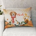 thumbnail image 2 of Happy Thanksgiving Beagle with Turkey Pumpkins Autumn Vibes Quilt Pillowcase Beagles Dog Lover Gifts Idea Throw Pillow Cover Bed Home Decor - 12018, 2 of 5