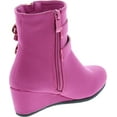thumbnail image 5 of Link Peggy-90K Children Girl's Wedge Heel Double Straps High Top Ankle Booties, 5 of 7