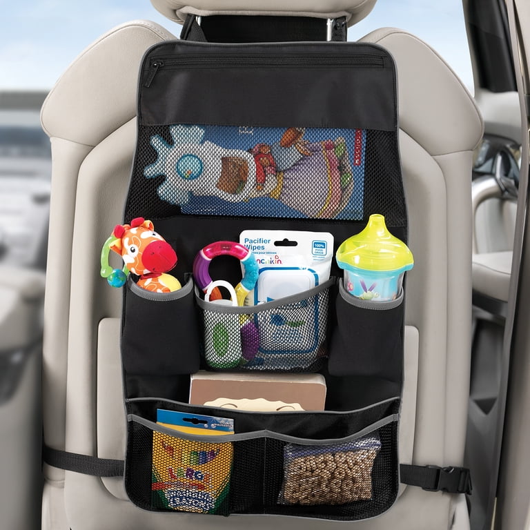 SafeFit 2-in-1 Car and Stroller Organizer, Black photo 5