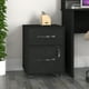 thumbnail image 1 of Archivero Playcon Organizador de Oficina con 1 Cajón Organizador y un Cajón Archivero con Llave Tamaño Carta Negro, 1 of 8