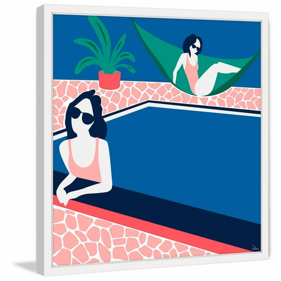 Candid Framed Painting Print