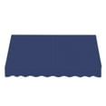 thumbnail image 2 of Awntech 5.38 Ft Dallas Retro Straight Slope Fixed Awning with Anodized Arms (64.5in x 18in x 36in), Navy, 2 of 5