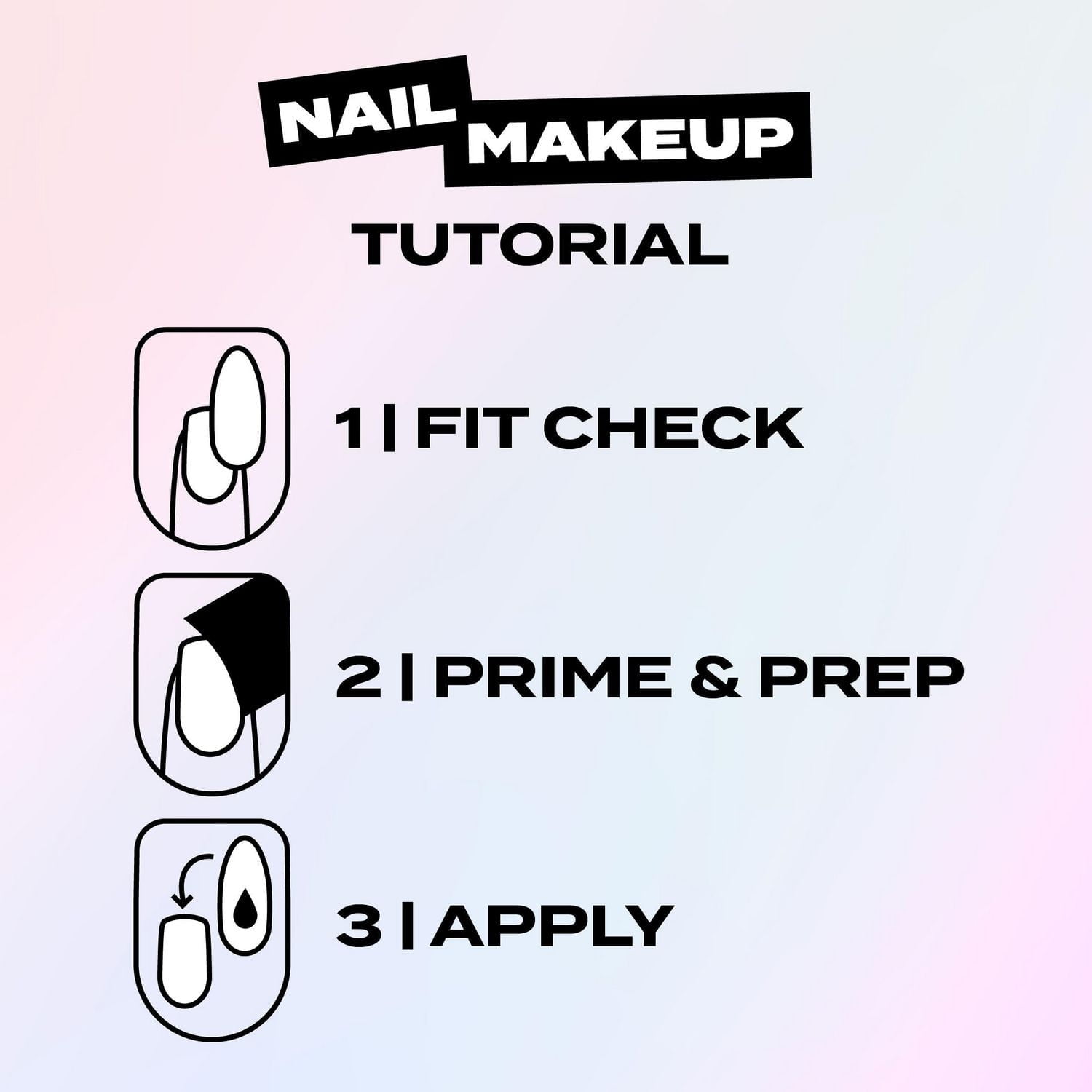 Hard Candy Nail Makeup, 24 press-on nails