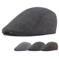 thumbnail image 6 of harmtty Newsboy Caps Classic Advanced Flat British Western Style Men Hat for Daily Wear,Coffee, 6 of 8