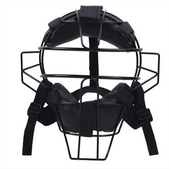 Full-Face Baseball Catcher Mask, Secure Fit Provides Protection and Comfort ,Does Not Obstruct View,Black
