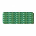 thumbnail image 1 of Exotic Computer Mouse Pad, Simplistic Doodle Various Tropical Leaves and Pineapples, Rectangle Non-Slip Rubber Mousepad Large, 31" x 12" Gaming Size, Green Multicolor, by Ambesonne, 1 of 2