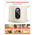 thumbnail image 2 of VEVOR 6-in-1 Nut Milk Maker, 20 oz Soy Milk Maker Machine with 6 Blades, for Homemade Oat, Nut, Soy, Juice, Plant-Based and Non Dairy Beverages with High-Temp Self-Cleaning, Boil Water, 12-Hour Delay, 2 of 11