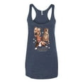 thumbnail image 2 of If It's Not a Pitbull It's Just a Dog Gift | Womens Dog Lover Premium Tri-Blend Racerback Tank Top, Vintage Navy, Small, 2 of 3