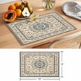 thumbnail image 6 of Vintage Floral Pattern Placemats Set of 2, Traditional Flower Bohemian Style Non-Slip Place Mats Washable Table Mats for Kitchen Dining Table Decorations Indoor/Outdoor, 6 of 9