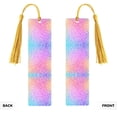 thumbnail image 2 of Kdxio Colorful Glitters Print Metal Tassel Bookmarks,Perfect Gift for Art Lovers and Bookworms Metal Bookmarks for Women, 2 of 8