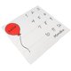 thumbnail image 5 of Manta de hito mensual para bebé, patrones de globos de tiempo, telón de fondo de fotografía suave, tabla de crecimiento de bebé, manta para bebé, 5 of 14