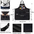 thumbnail image 3 of shiyou-Remy Rat Kitchen Apron With Pockets Remy The Rat Touille Movie Fans Gift Apron For Cooking Waterproof Adjustable, 3 of 4