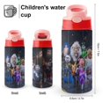 thumbnail image 2 of Movie Sing 2 Kids Water Bottle with Silicone Straw And Spill-Proof Lid, 12 Oz Stainless Steel Double-Wall Vacuum Insulated Water Bottles for Boys Girls, 2 of 8