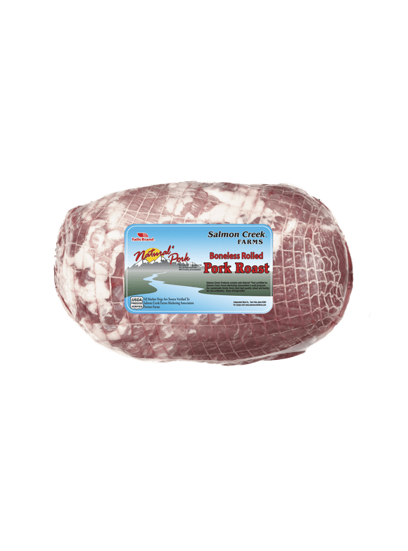 Salmon Creek Farms Boneless Rolled Pork Roast, 1 Per Package, 3.75-4.25 Lbs
