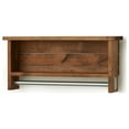 thumbnail image 6 of DRAKESTONE Towel Bar w/ Shelves - Walnut, 6 of 6