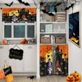 thumbnail image 6 of Halloween Cute Gnomes Kitchen Curtains Horror Witch Scary Spider Spooky Window Curtains Valance and Tier Set 36 Inch Rod Pocket Short Tier Curtain for Room, Cafe Kitchen Decor, 6 of 6