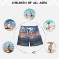 thumbnail image 6 of FORMRS Boys Swim Trunks Quick Dry Mesh Liner Boardshorts Sizes XS-XL, Mountains and Forests, 6 of 7
