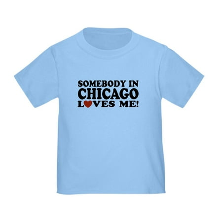 

CafePress - Somebody In Chicago Loves Me Toddler T Shir - Cute Toddler T-Shirt 100% Cotton