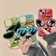thumbnail image 4 of Powerpuff Girl Stand Holder Funda De Teléfono Para IPhone 11 13 14 12 Pro MAX X XR XS 6 6S 7 8 Plus SE 2020 11Pro 14Plus Silicona Suave Protector A Prueba De Golpes Transparente Laser Wave Cubierta, 4 of 4