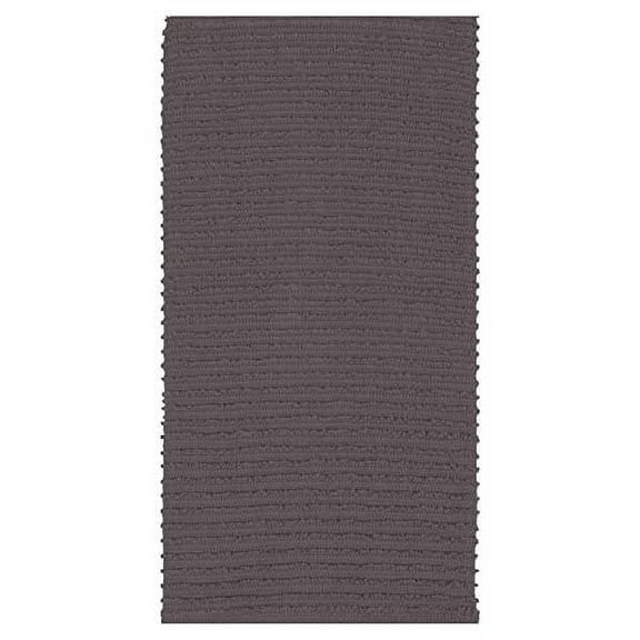 MU kitchen Ridged Texture Cotton Dishtowel, Platinum