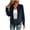 Navy, variant on Womens Bomberes Jackets Zip Up Lightweight Jacket Baseball Collar Long Sleeve Bomber Jacket Outerwear