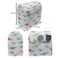 thumbnail image 4 of Airplane Stand Mixer Cover, Travel Around the World Theme with Colorful Retro Biplanes Air Route Dashed Lines, Kitchen Appliance Organizer Bag Cover with Pockets, 5 Quarts, Multicolor, by Ambesonne, 4 of 4