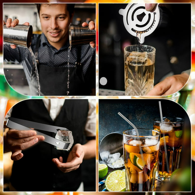 Shaker à Cocktail,Professionnel Bar Kit 14 Pièces 750ML Cocktail
