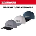 thumbnail image 3 of Milwaukee Tool WORKSKIN FITTED HATS - BLUE S/M, 3 of 4