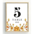 thumbnail image 2 of Darling Souvenir, Autumn Theme 1-12 Table Numbers Fall Wedding Reception Decor Table Cards (4x6 Inches), 2 of 2